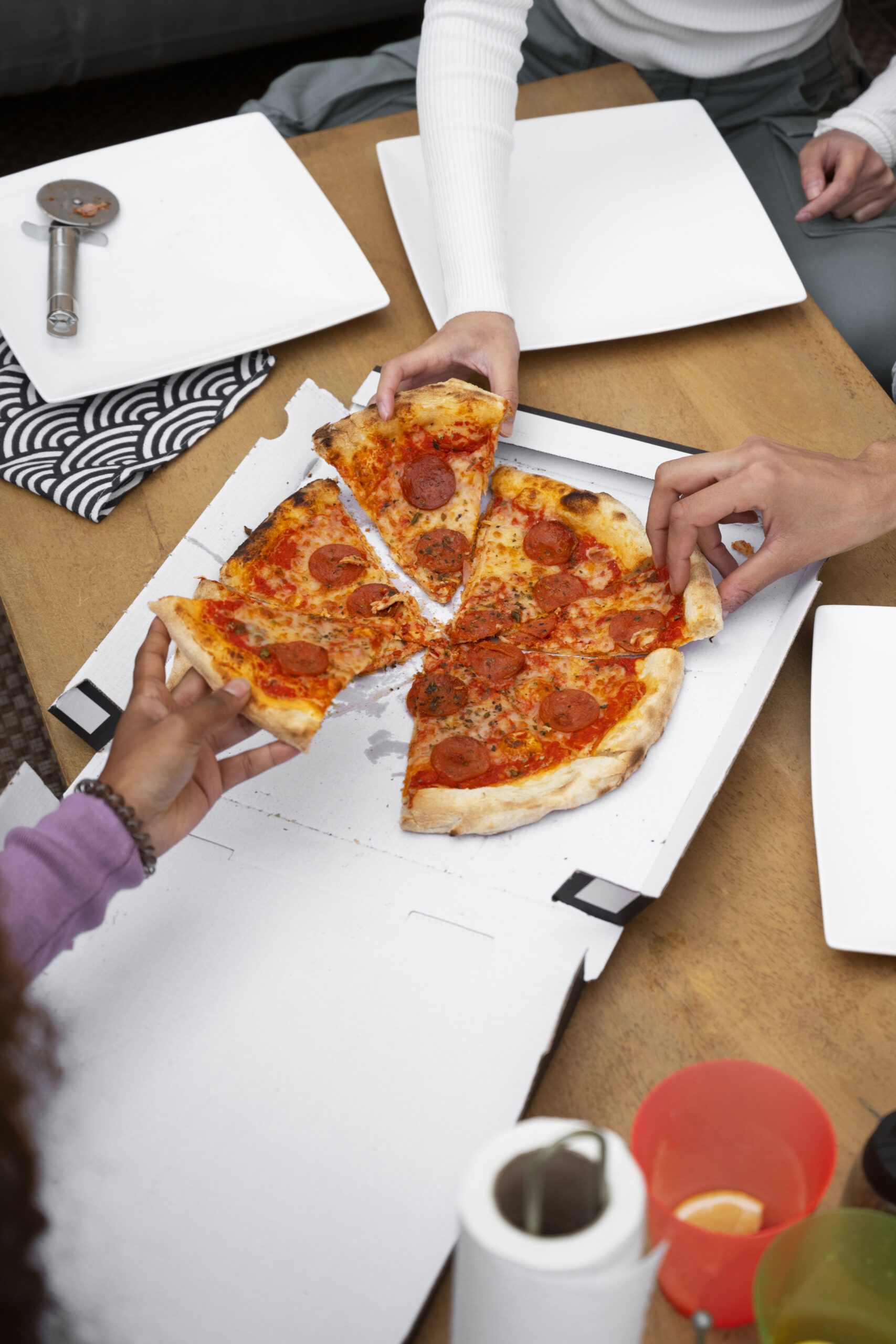 Corporate pizza order