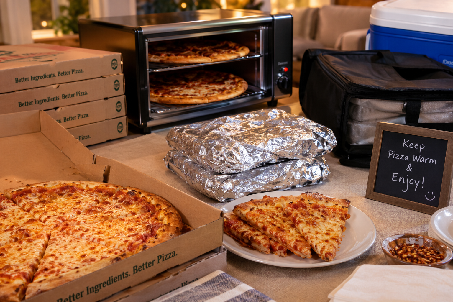 How to Keep Pizza Warm for a Party (Without Drying It Out)